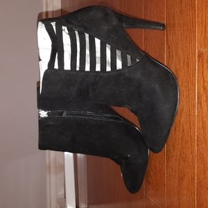 Black Strapped High Heels